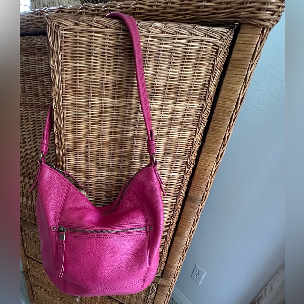 The Sak Pink Hobo Bag with Slouchy Design